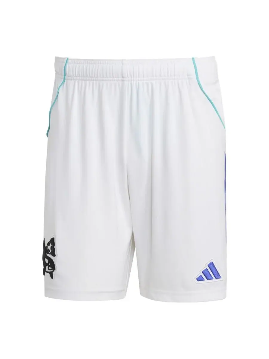 Adidas Мужские белые шорты Seattle Sounders FC из архивной коллекции 2025 года