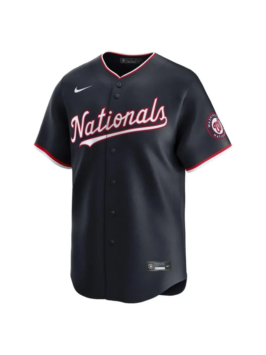 Nike Мужская футболка Dylan Crews Navy Washington Nationals, ограниченная серия — изображение 2 из 3, темно-синий