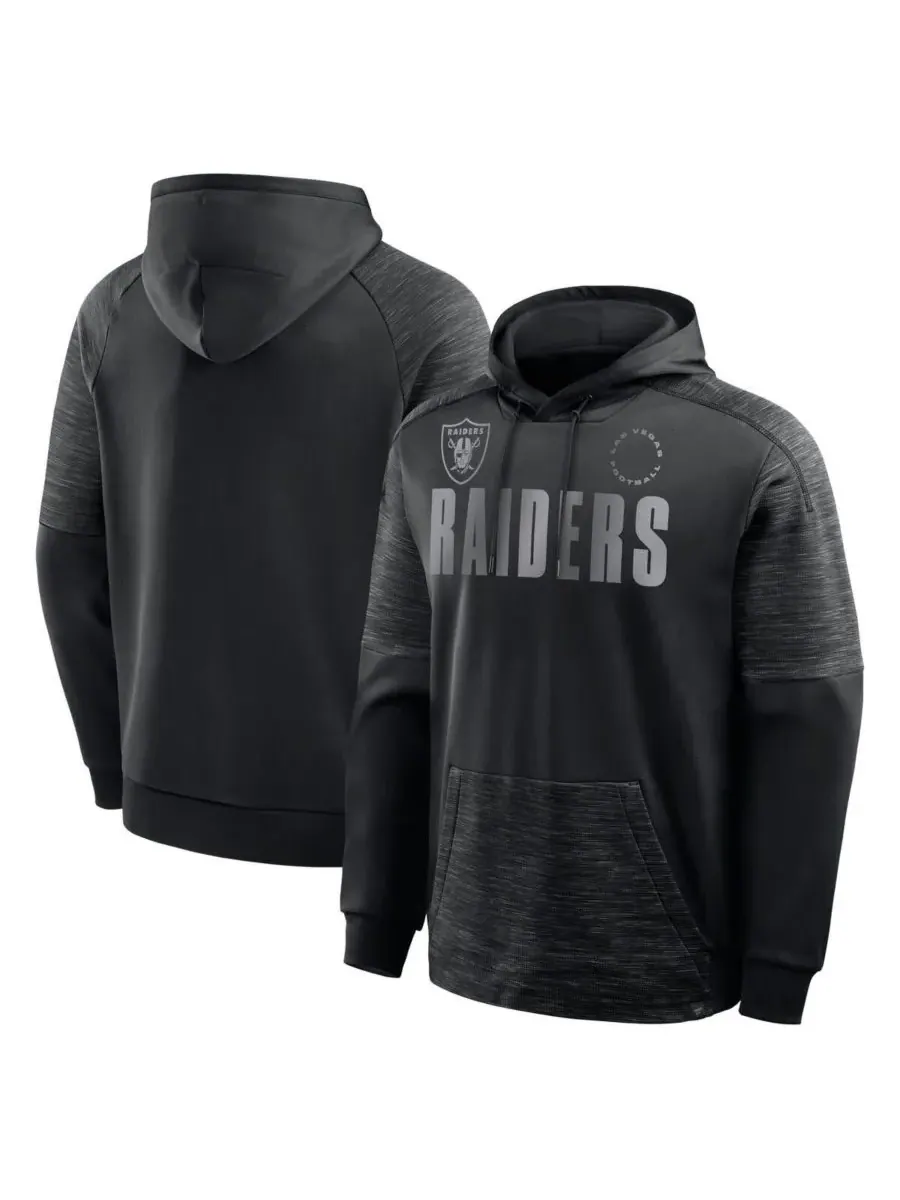 Fanatics Мужская черная толстовка с капюшоном Las Vegas Raiders Chip Shot