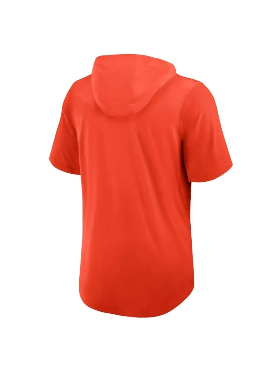 Nike Мужская оранжевая толстовка Baltimore Orioles Tri-Blend Performance — изображение 2 из 3, оранжевый