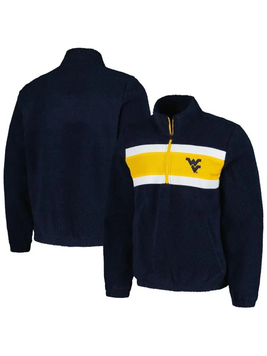 G-III Sports by Carl Banks Мужская темно-синяя футболка West Virginia Mountaineers Pinch Runner с