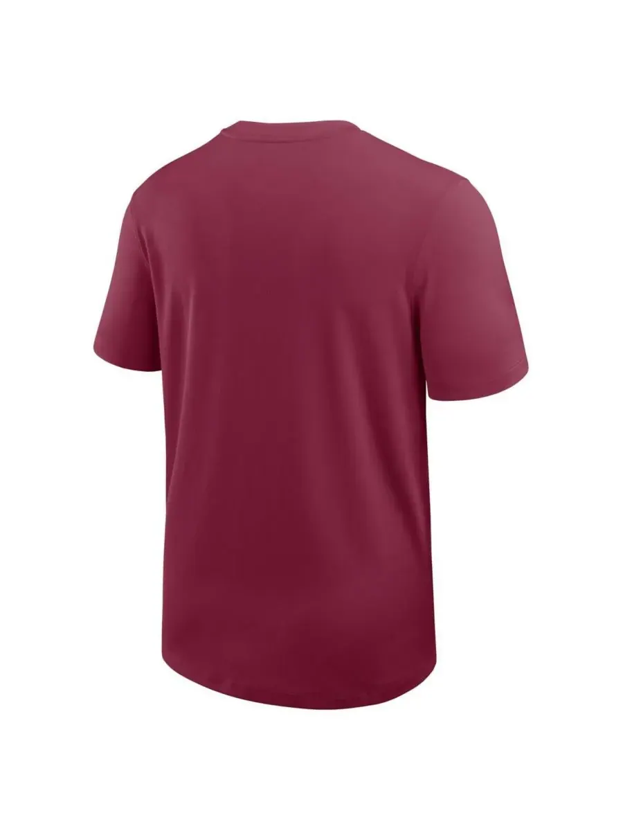 Мужская футболка Garnet Florida State Seminoles 2025 Sideline UV Performance Coach T-Shirt Nike — изображение 3 из 3, гранат