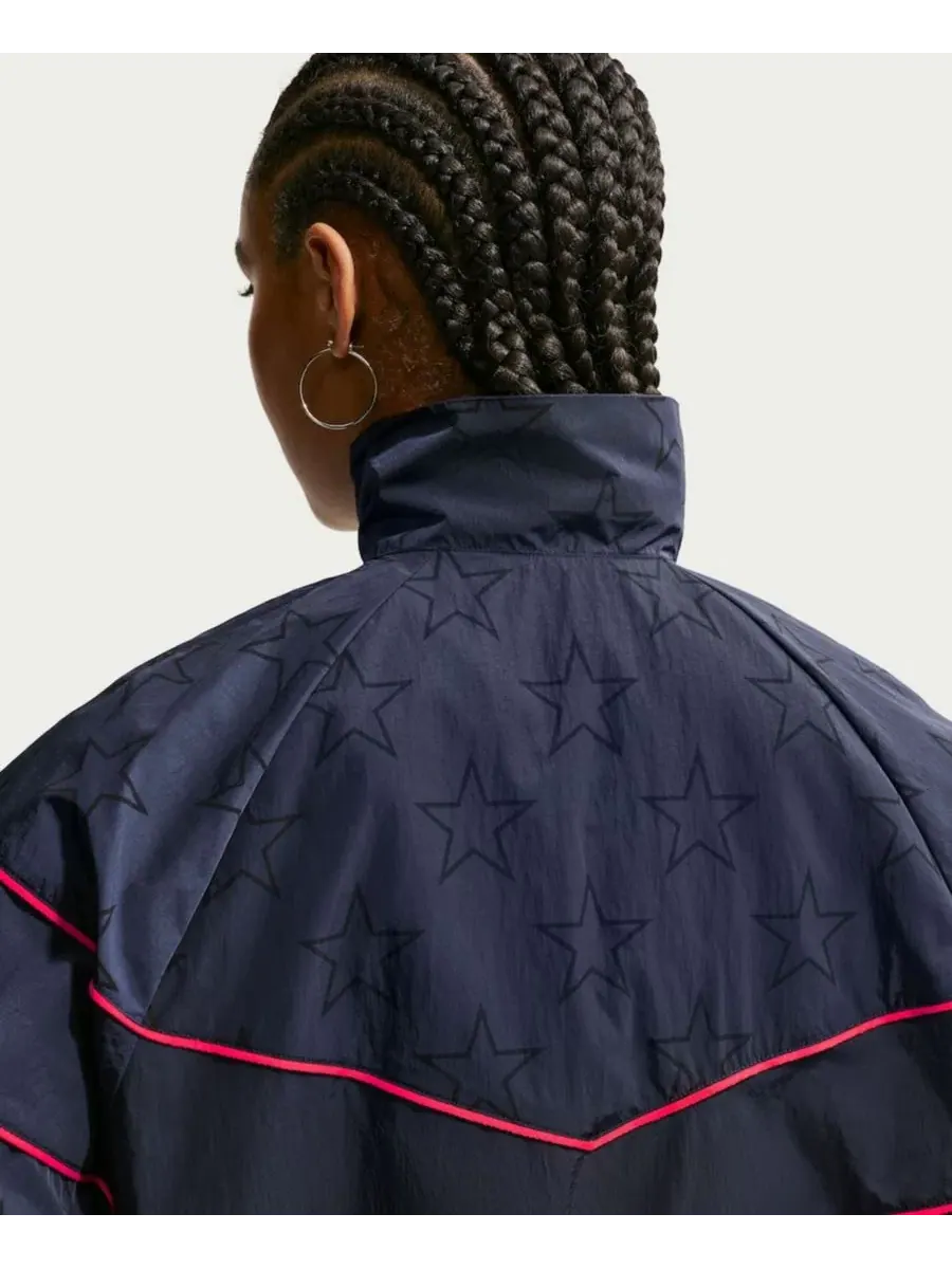Куртка-ветровка Nike Windrunner с защитой от УФ — изображение 4 из 5, темно-синий