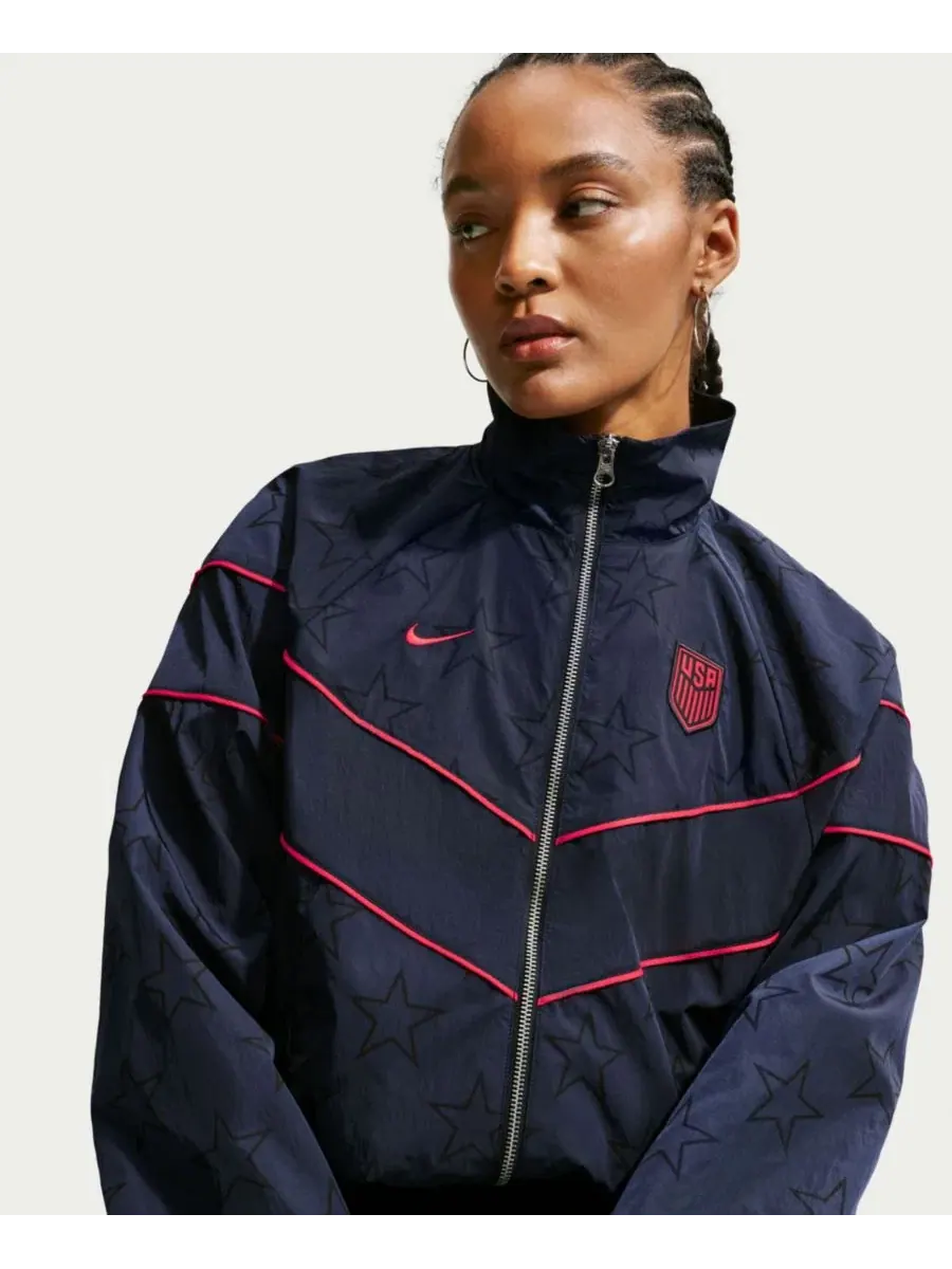 Куртка-ветровка Nike Windrunner с защитой от УФ — изображение 5 из 5, темно-синий