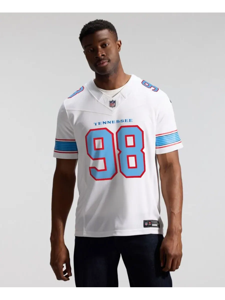 Мужская футболка Nike Tennessee Titans Vapor F.U.S.E. Sewn-Down Limited Jersey — изображение 4 из 5, белый
