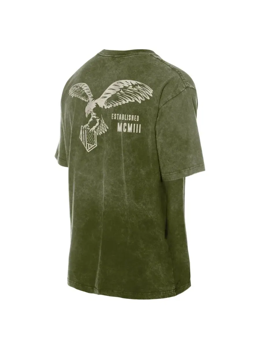 Футболка с коротким рукавом 2026 Armed Forces Day New Era — изображение 3 из 4, оливковый