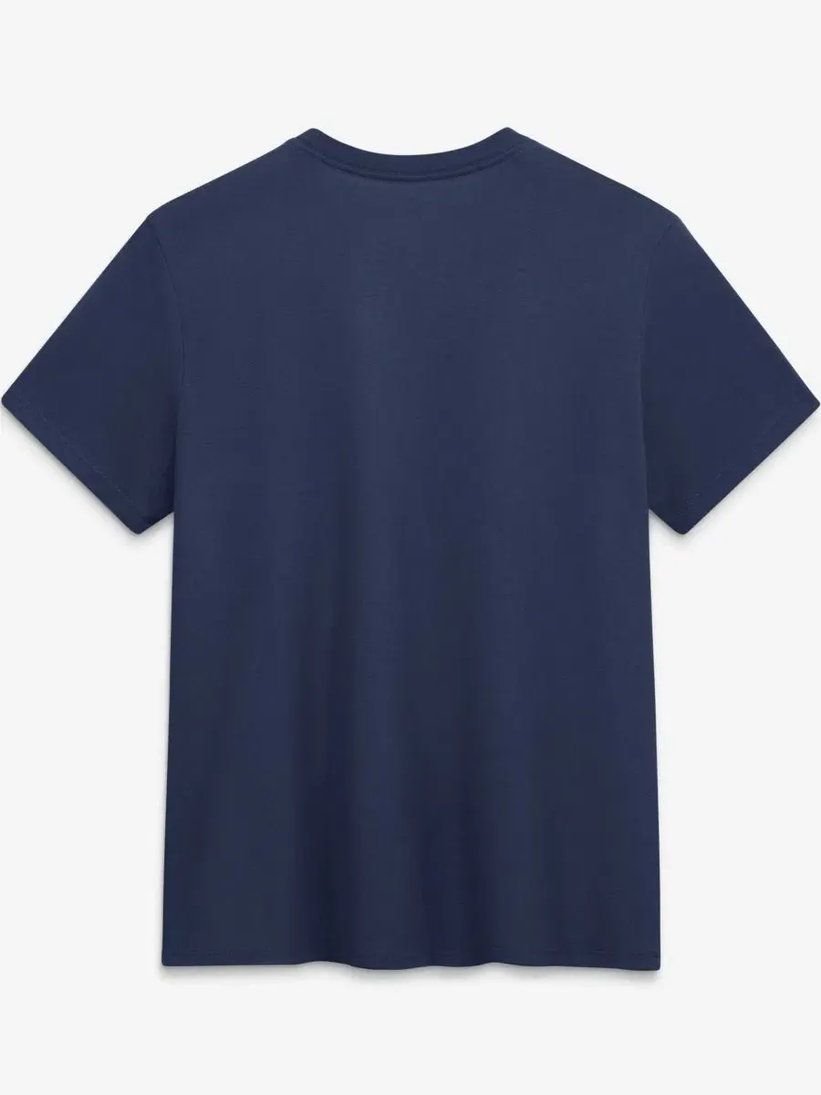 Футболка с коротким рукавом и технологией Dri-FIT, модель Early Work Nike — изображение 3 из 5, темно-синий