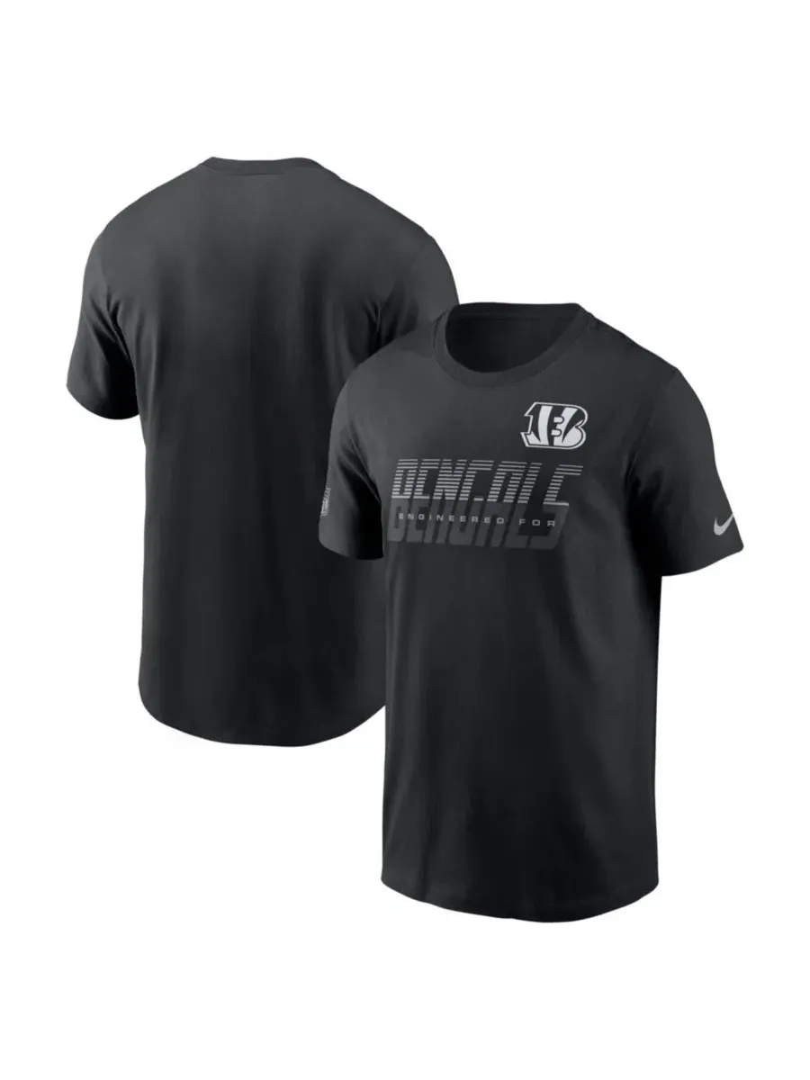 Футболка с принтом Cincinnati Bengals Sideline Dri-FIT Nike
