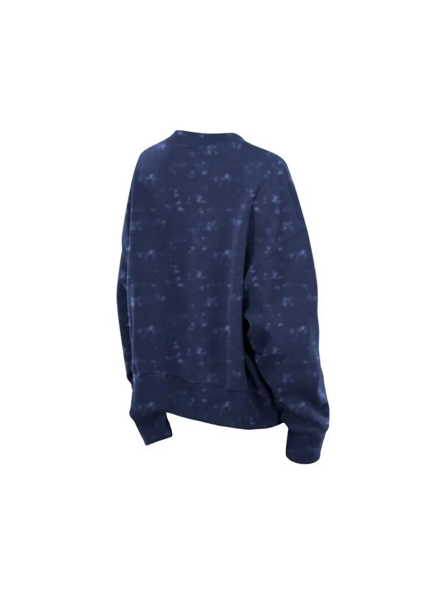 Свитшот оверсайз с принтом Throwback Oversized Boxy New Era — изображение 3 из 4, темно-синий