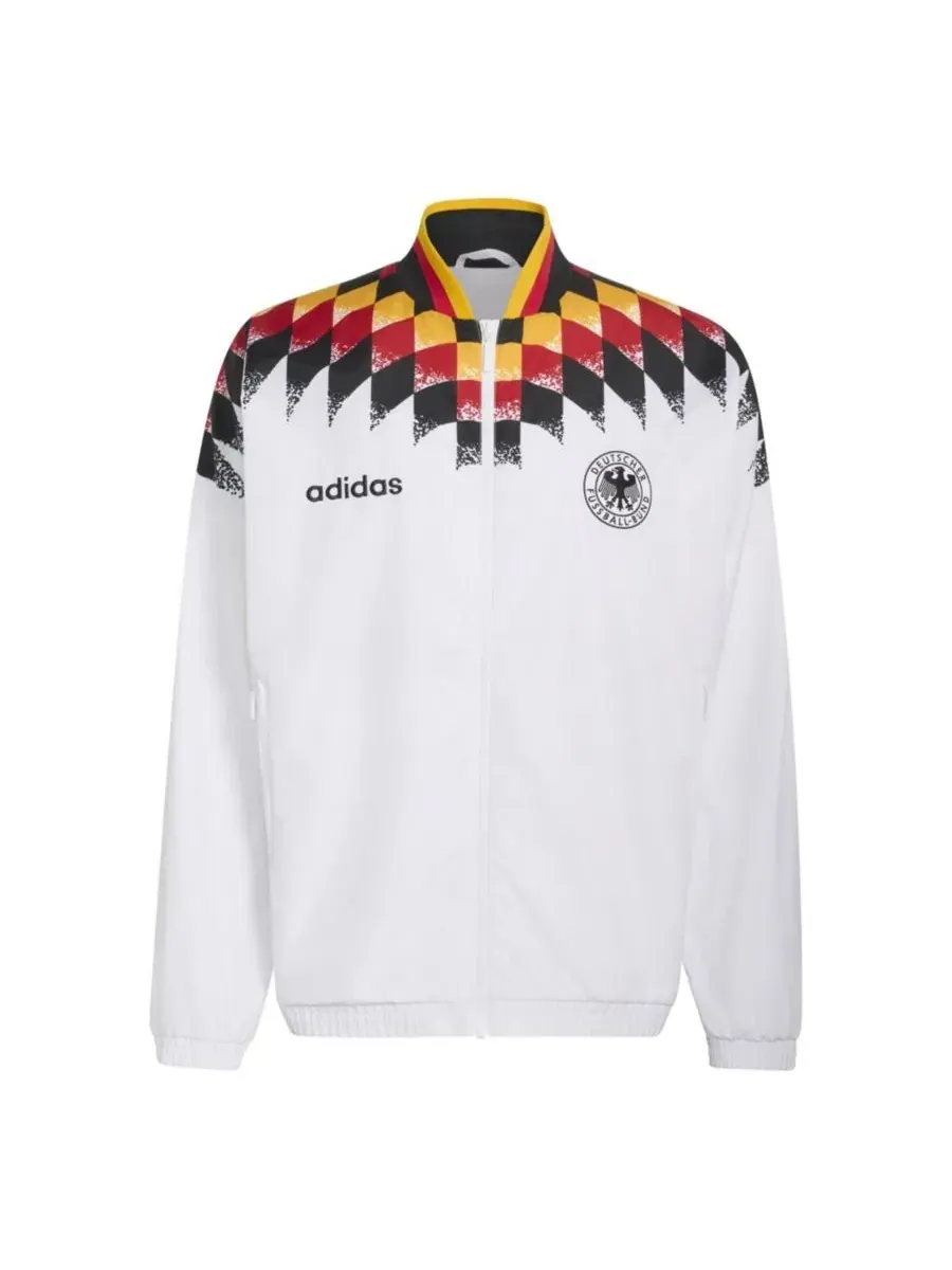 Ветровка мужская с полной застежкой-молнией, модель Bringback adidas — изображение 3 из 5, белый