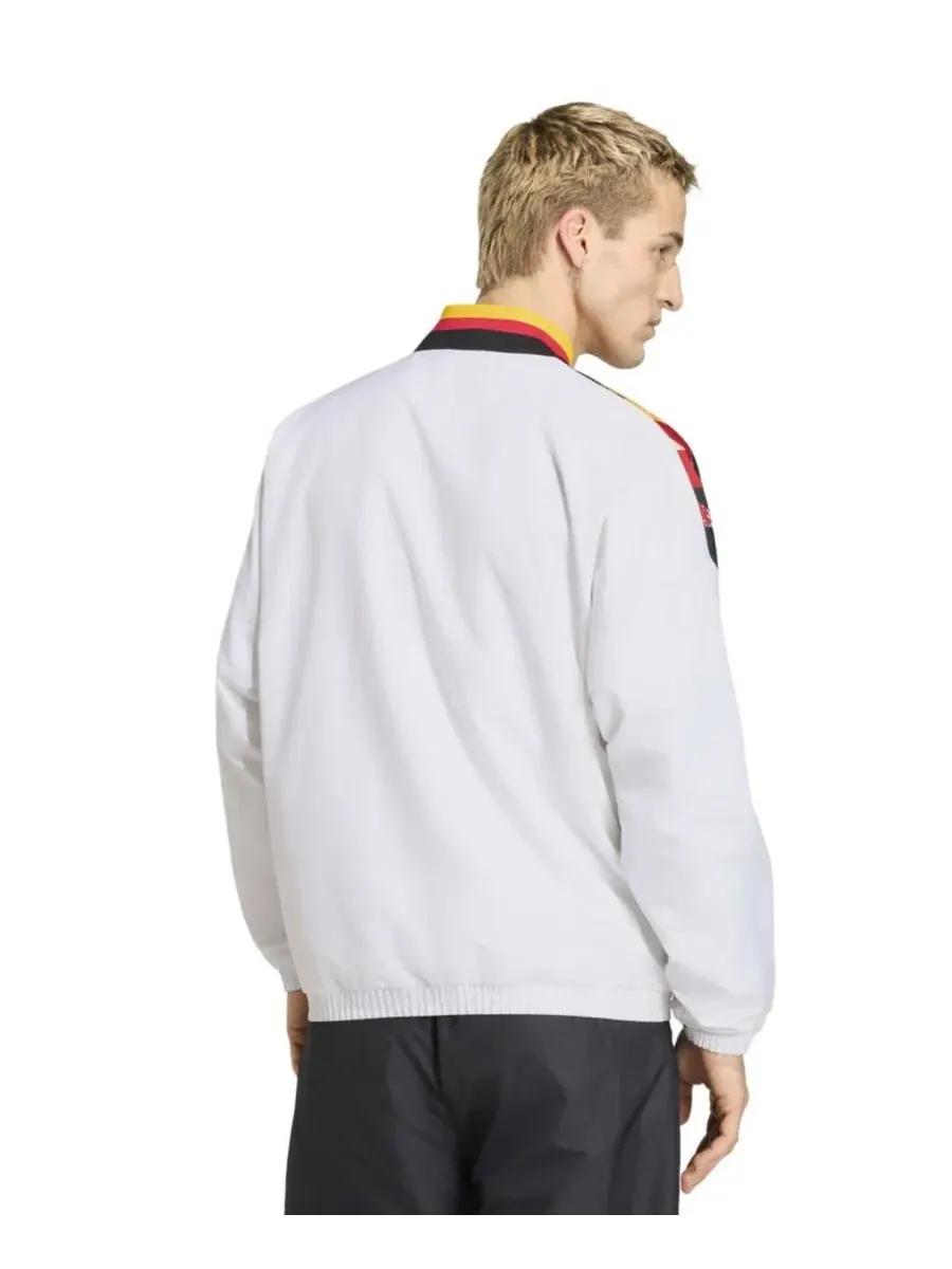 Ветровка мужская с полной застежкой-молнией, модель Bringback adidas — изображение 5 из 5, белый