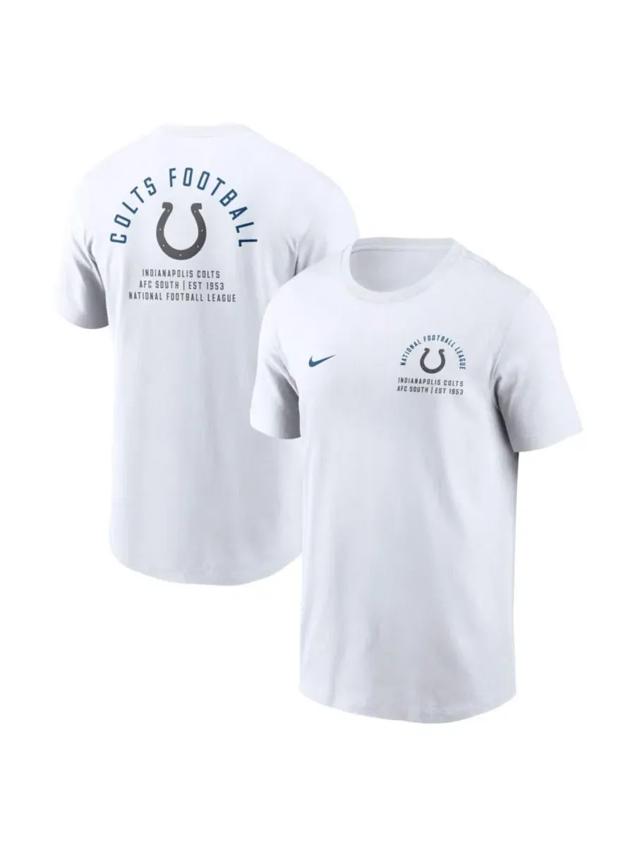 Футболка с коротким рукавом с принтом Indianapolis Colts Nike