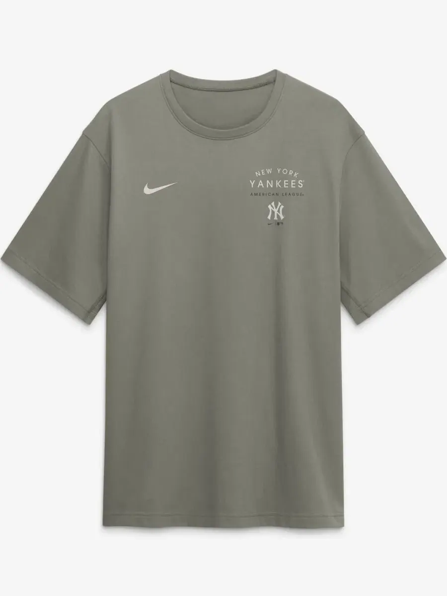 Футболка с коротким рукавом Nike New York Yankees Statement Dri-FIT — изображение 2 из 5, оливковый