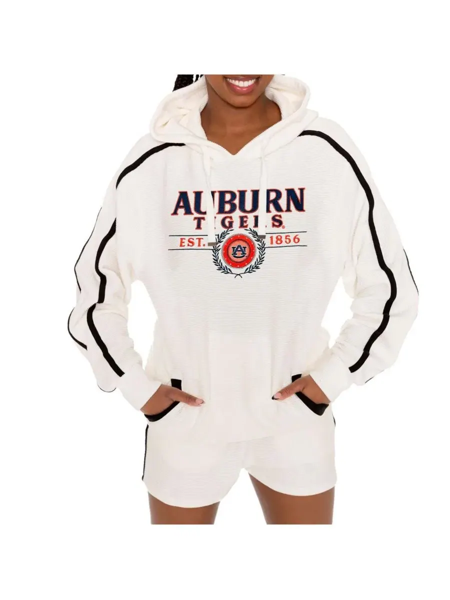 Женский пуловер и шорты Auburn Tigers Set, Go Gameday Couture — изображение 2 из 5, бежевый