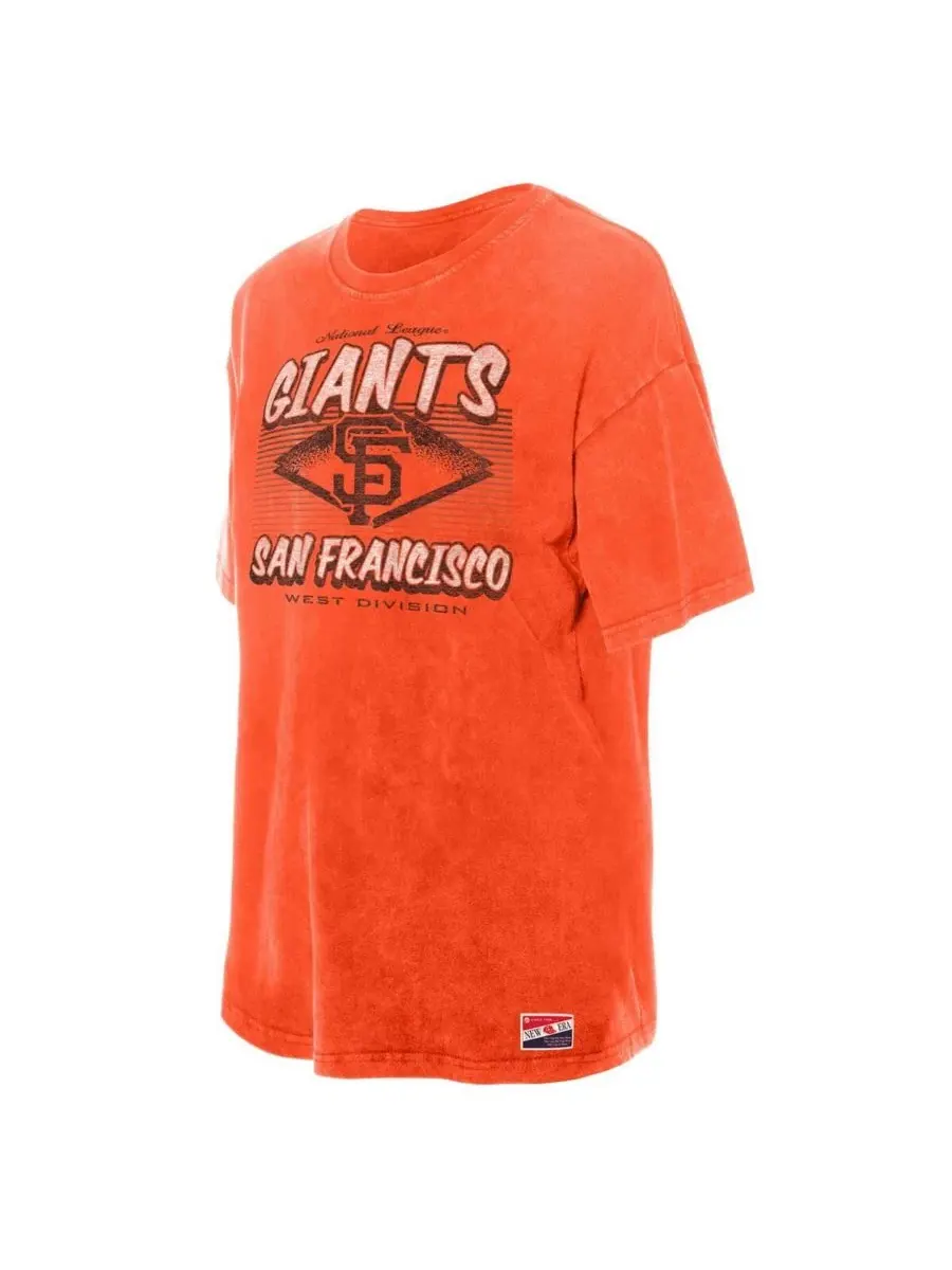 Футболка оверсайз с принтом San Francisco Giants New Era — изображение 2 из 4, оранжевый