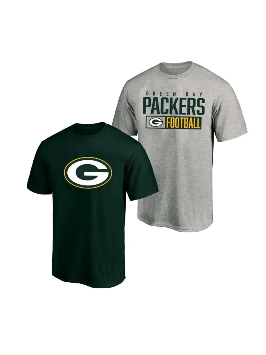 Комплект футболок с коротким рукавом Big & Tall Green Bay Packers Fanatics