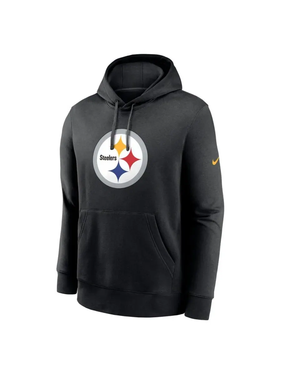 Худи с логотипом команды Pittsburgh Steelers Nike — изображение 2 из 3, черный