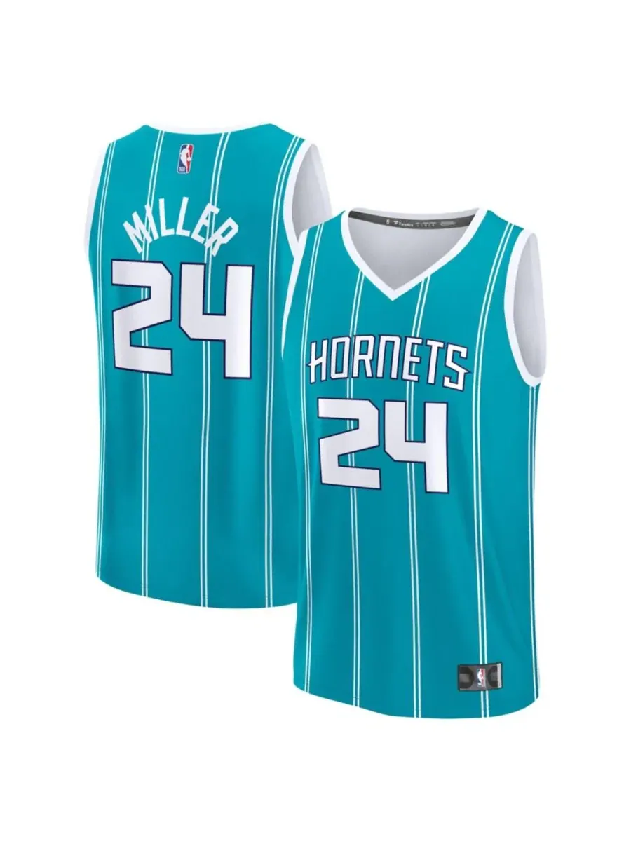 Детская футболка-джерси Brandon Miller Charlotte Hornets Teal