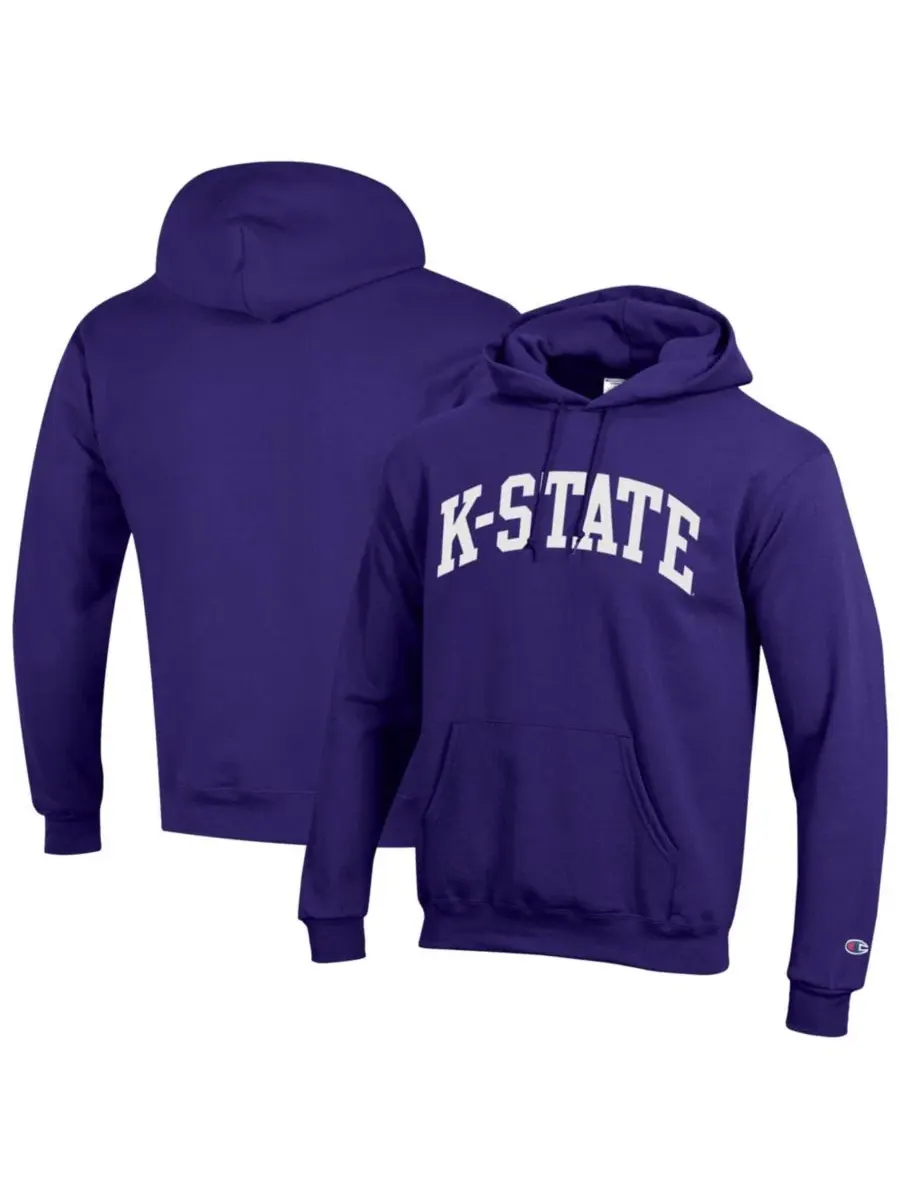 Худи с капюшоном Champion Kansas State Wildcats Basic Arch Fleece