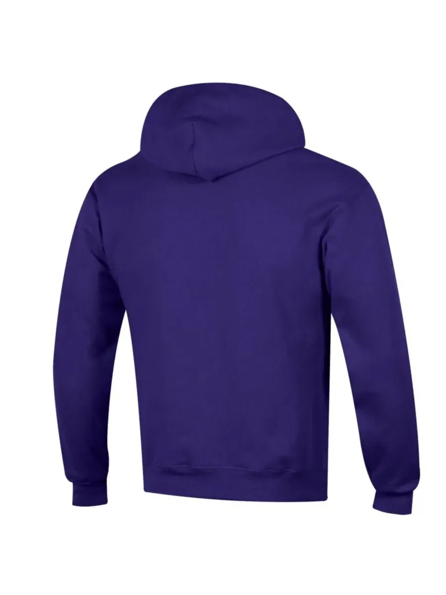 Худи с капюшоном Champion Kansas State Wildcats Basic Arch Fleece — изображение 3 из 3, фиолетовый