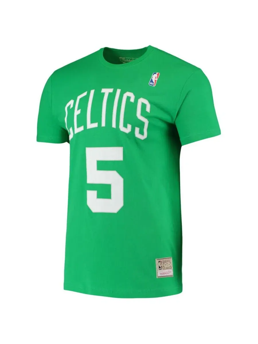Футболка с длинным рукавом Kevin Garnett Mitchell & Ness — изображение 2 из 3, зеленый