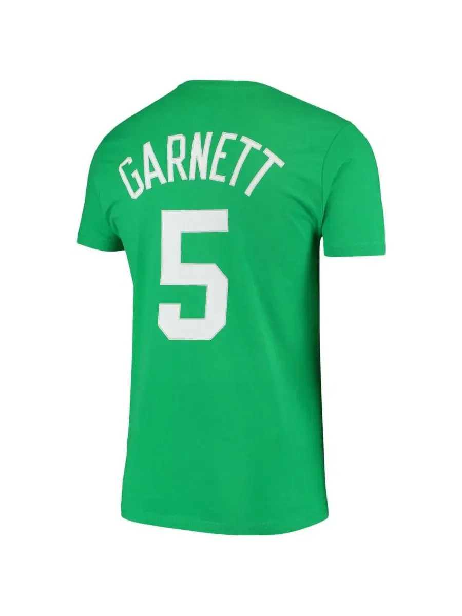 Футболка с длинным рукавом Kevin Garnett Mitchell & Ness — изображение 3 из 3, зеленый