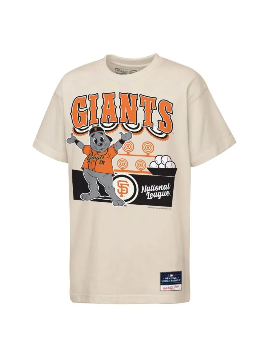 Футболка с принтом Step Back Up Mascot Mitchell & Ness