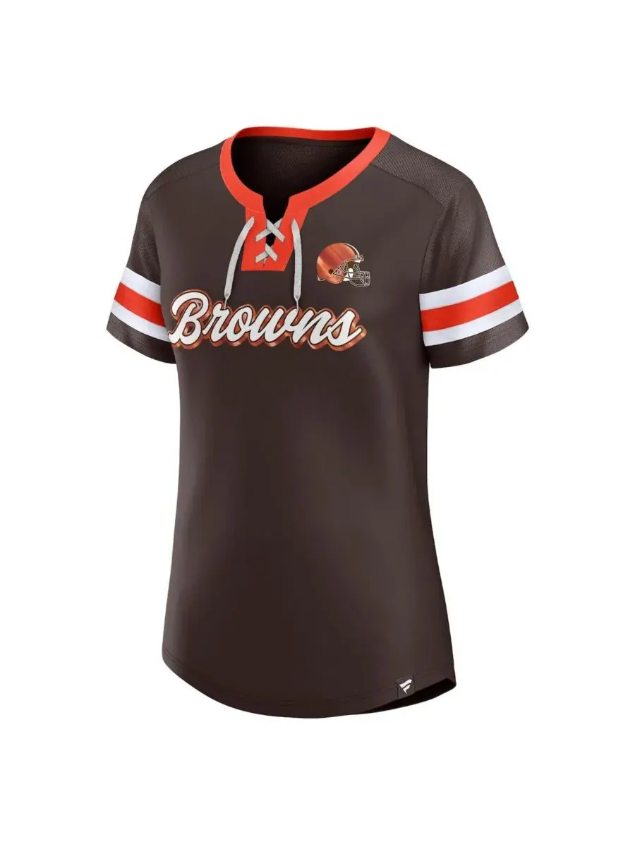 Футболка с принтом Baker Mayfield Fanatics — изображение 2 из 3, коричневый