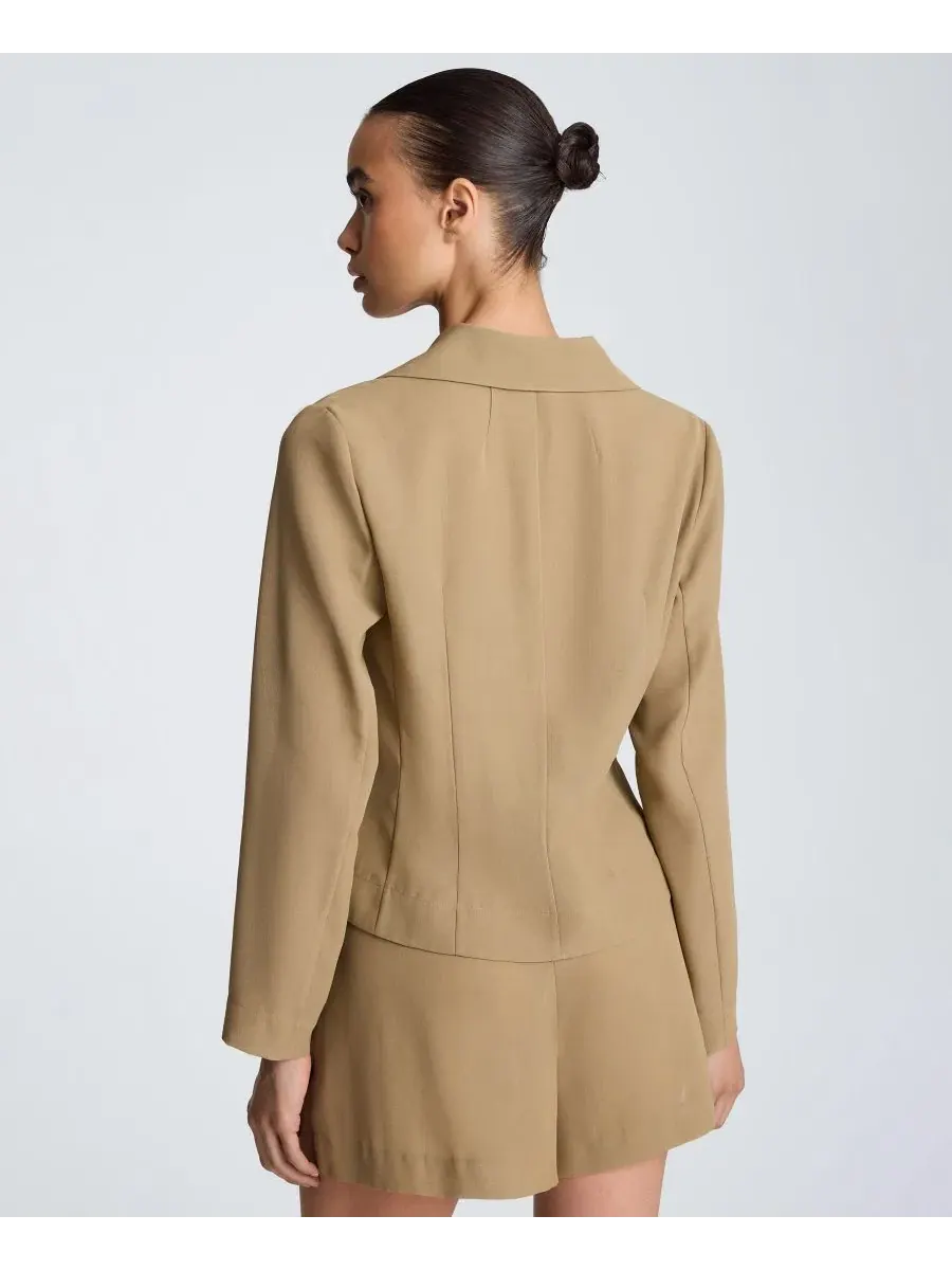 Блейзер из органзы с лацканами Kenneth Cole, Moss Taupe — изображение 5 из 10