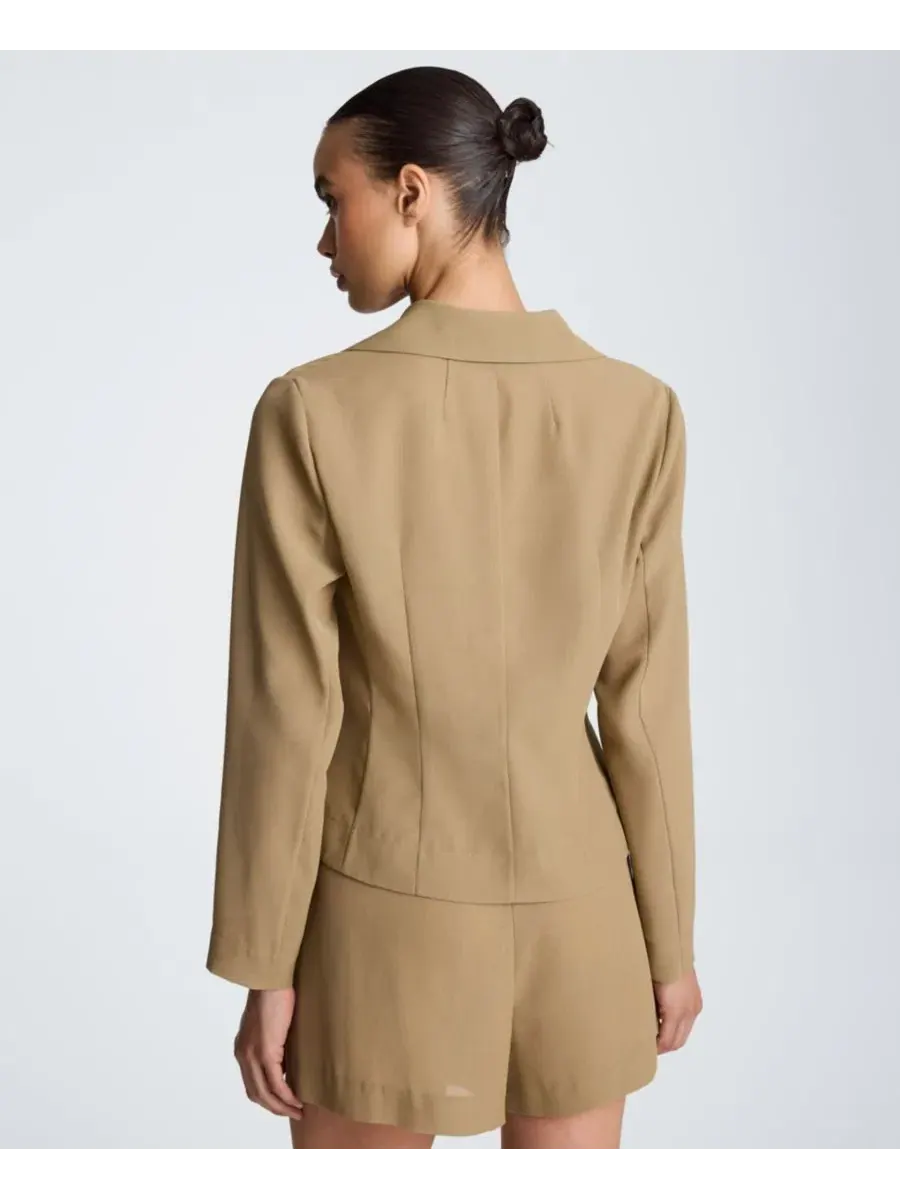 Блейзер из органзы с лацканами Kenneth Cole, Moss Taupe — изображение 8 из 10