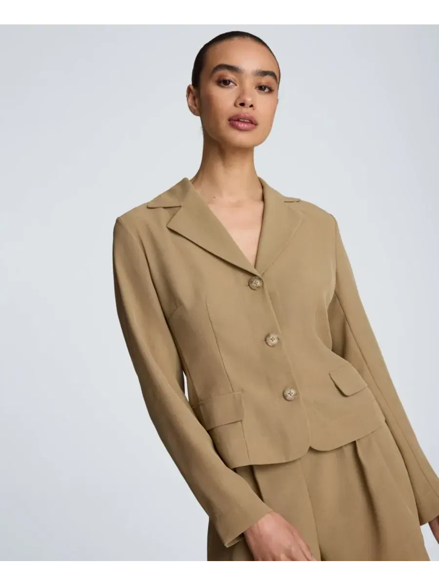 Блейзер из органзы с лацканами Kenneth Cole, Moss Taupe — изображение 9 из 10