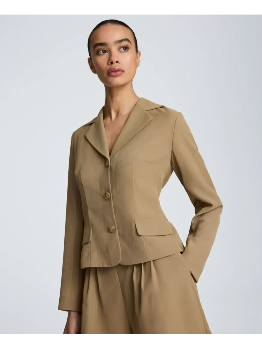 Блейзер из органзы с лацканами Kenneth Cole, Moss Taupe — изображение 10 из 10