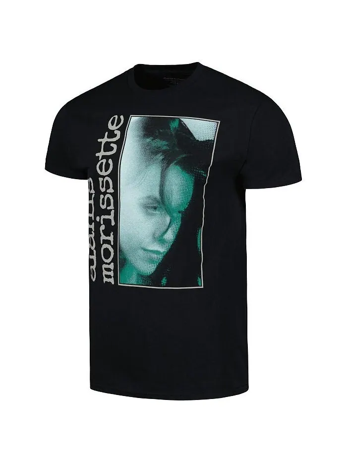 Мужская черная футболка Alanis Morissette Manhead Merch — изображение 2 из 3, черный