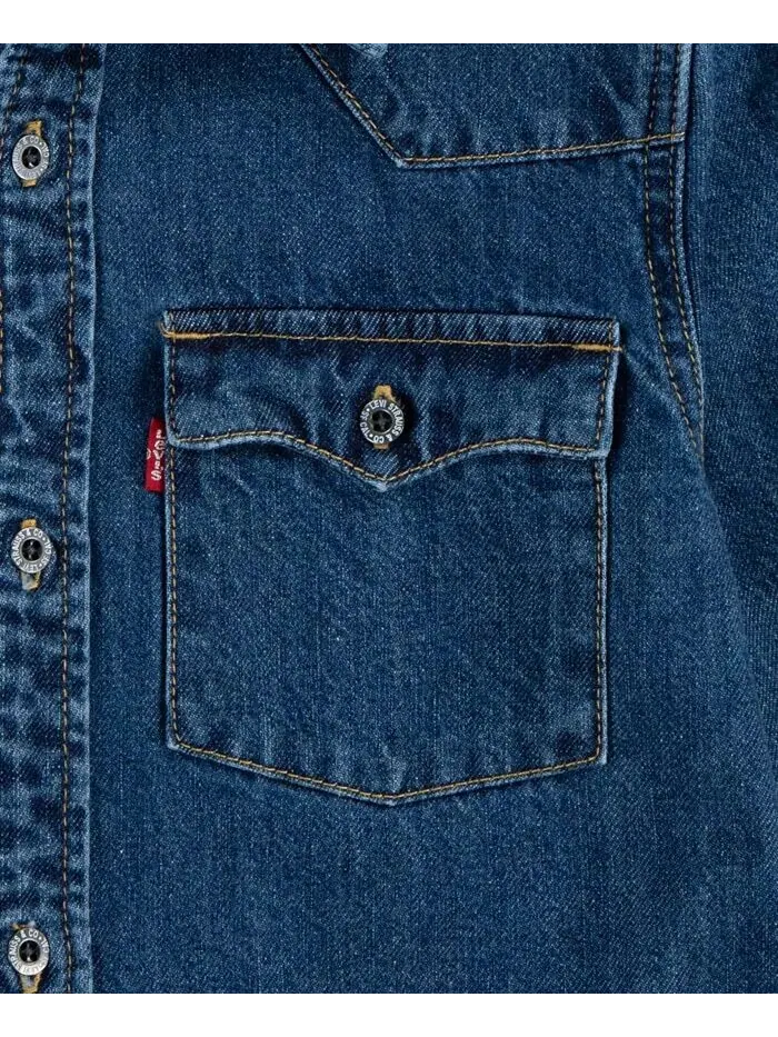 Новая рубашка Barstow Western для больших мальчиков Levi'S — изображение 3 из 4