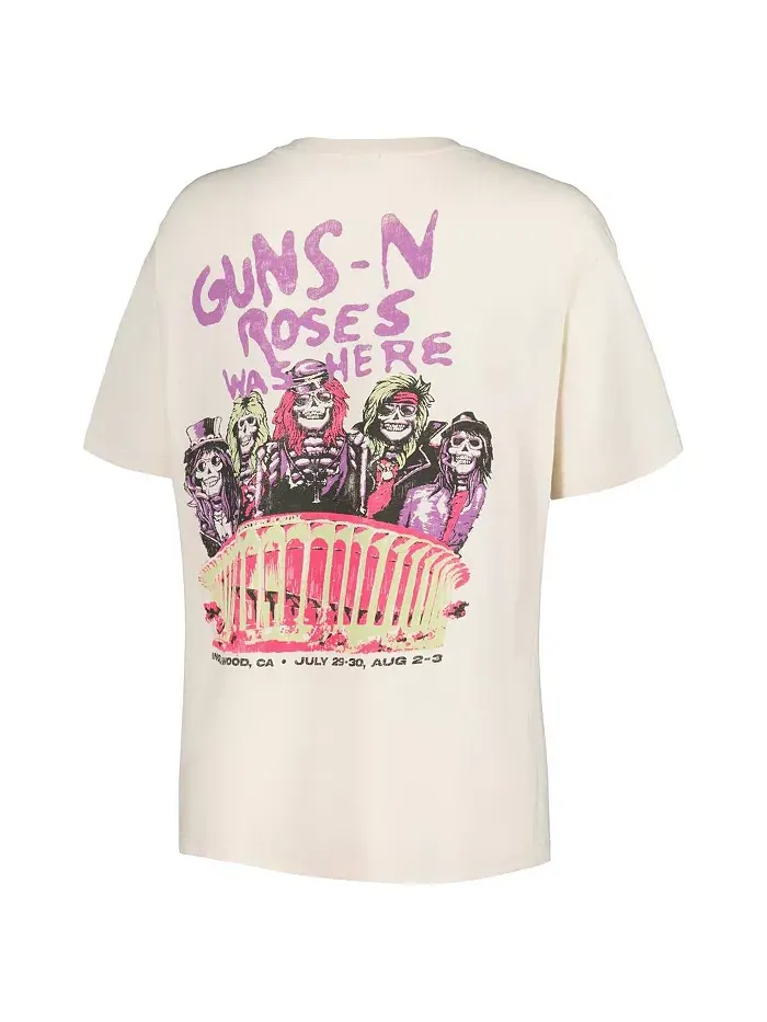 Женская футболка бойфренда Cream Guns n Roses Was Here Daydreamer — изображение 3 из 3