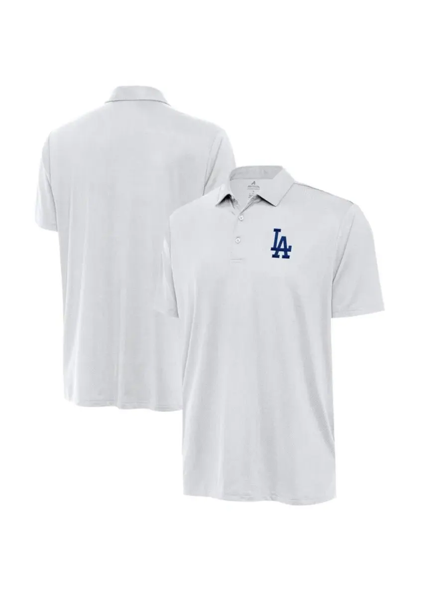 Поло мужское с геометрическим принтом Eclipse Los Angeles Dodgers Antigua