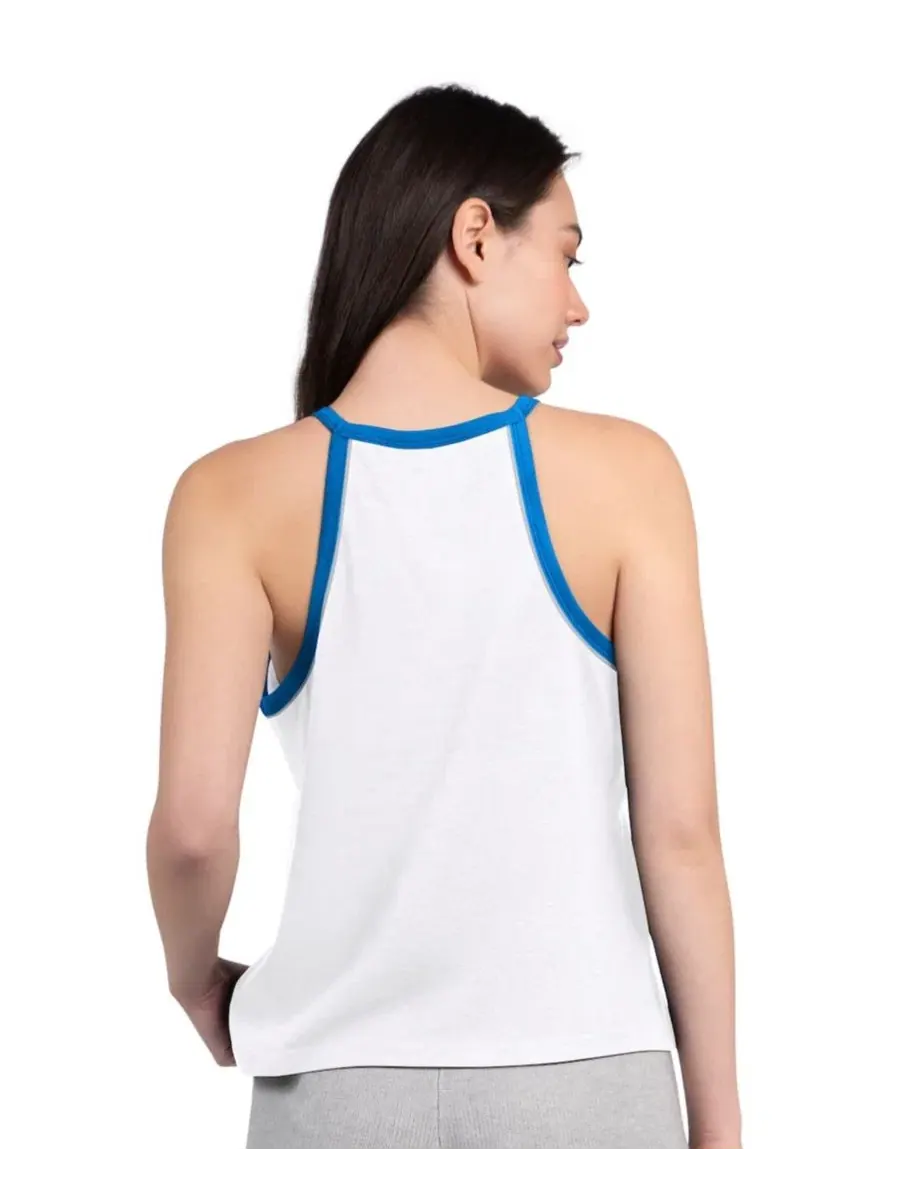 Женский топ без рукавов с принтом Detroit Lions Redemption Win Slub Tank Top G-III 4Her by Carl — изображение 2 из 3, белый