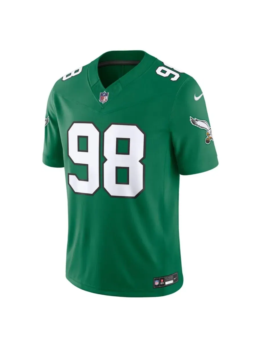 Футболка Nike Vapor F.U.S.E. Limited Jersey Philadelphia Eagles Jalen Carter — изображение 3 из 3, зеленый