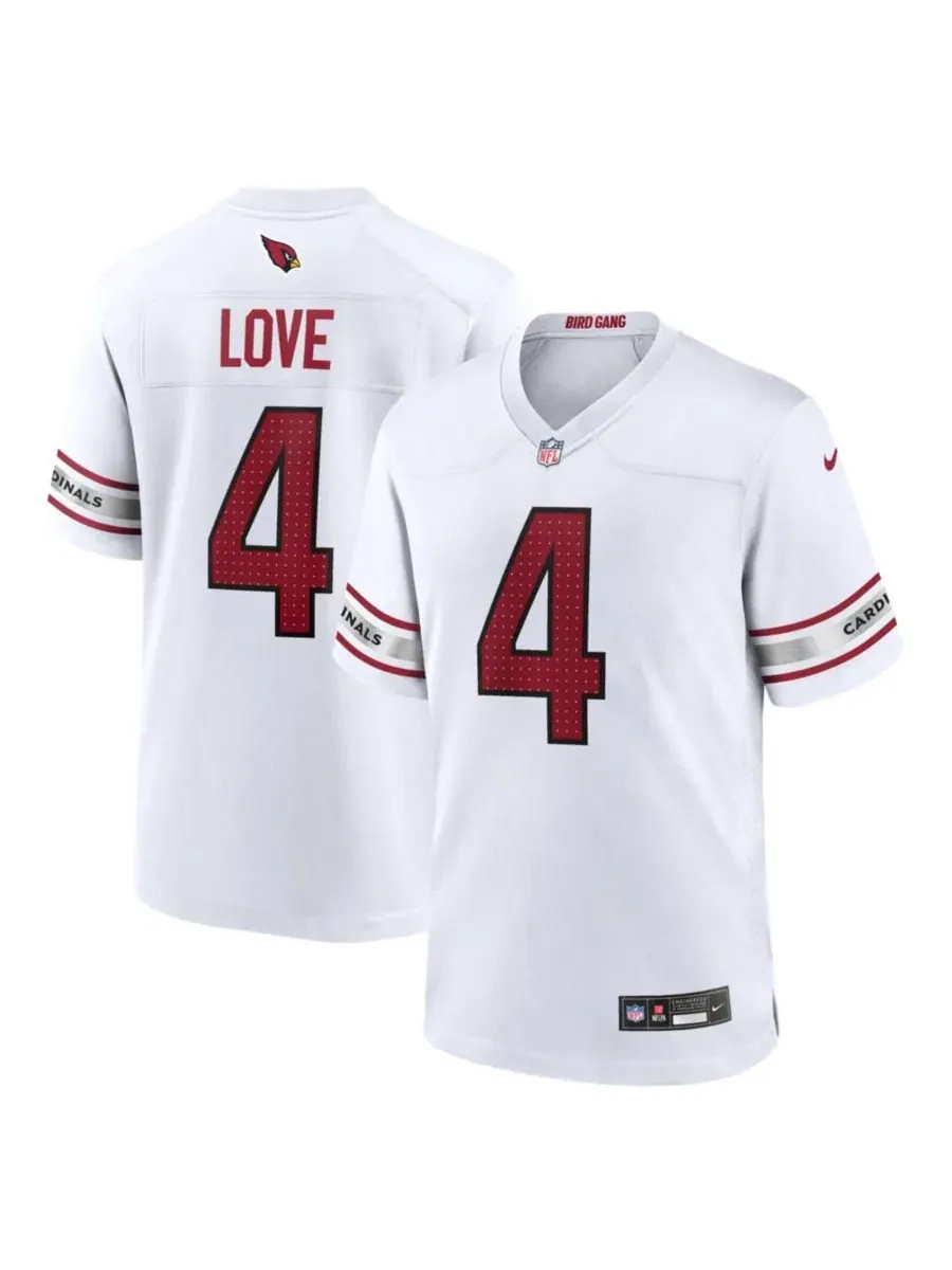Мужская футболка Nike Jeremiyah Love Arizona Cardinals Game Player