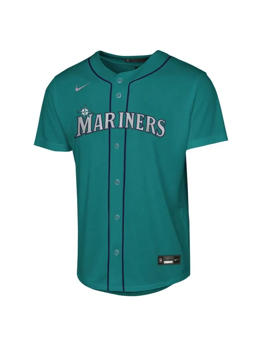 Детская футболка Cal Raleigh Alternate Teal Seattle Mariners Nike — изображение 3 из 3, бирюзовый