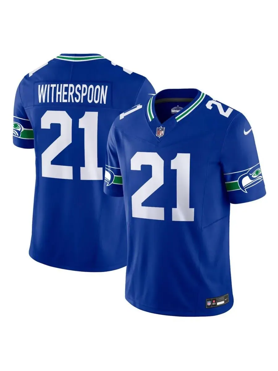 Мужская футболка Devon Witherspoon Seattle Seahawks Vapor FUSE Limited Nike — изображение 1 из 5, королевский