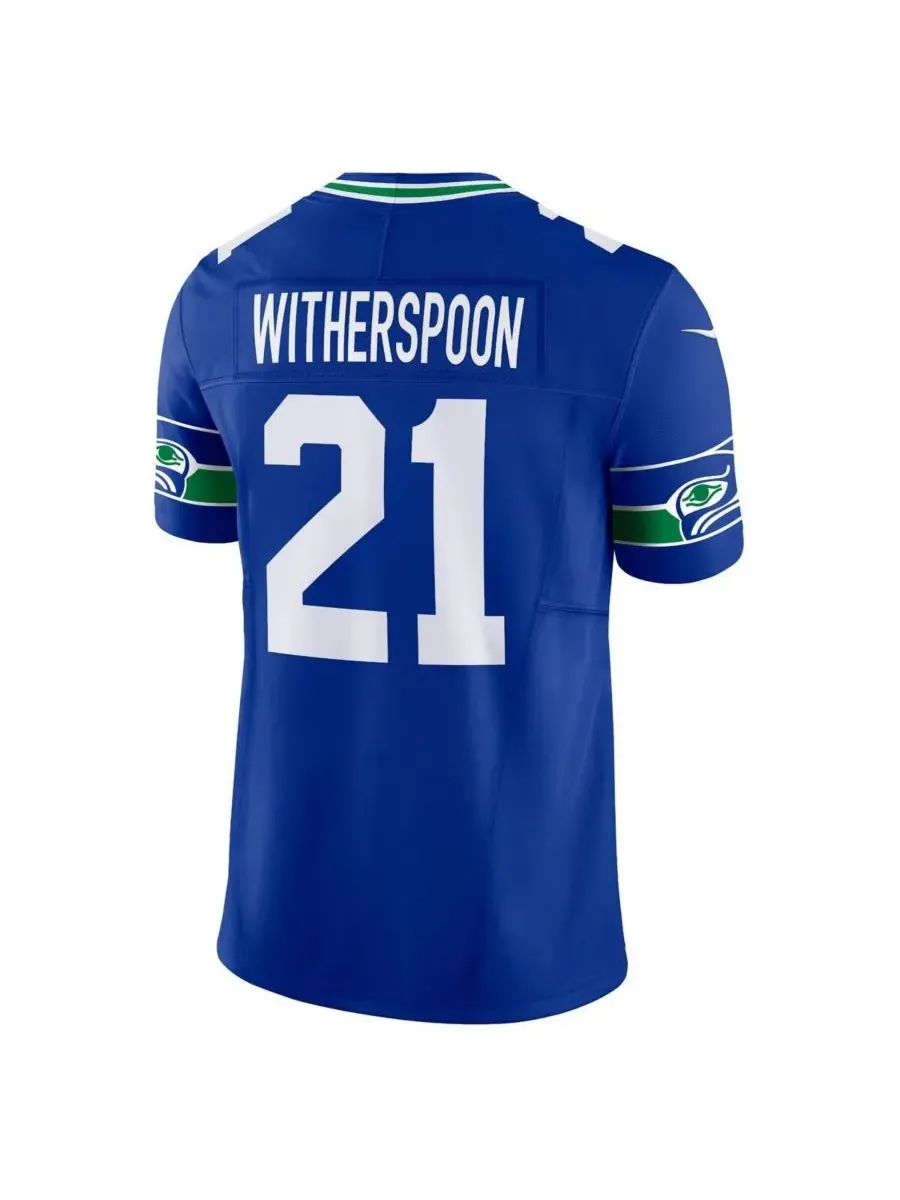 Мужская футболка Devon Witherspoon Seattle Seahawks Vapor FUSE Limited Nike — изображение 2 из 5, королевский