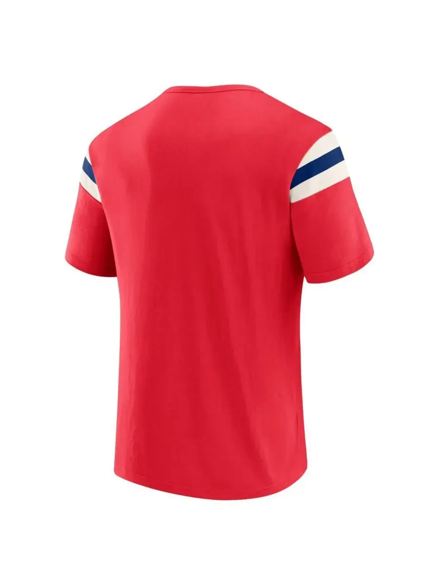 Fanatics Мужская красная футболка Darius Rucker Collection Philadelphia Phillies с полосатым — изображение 3 из 3, красный