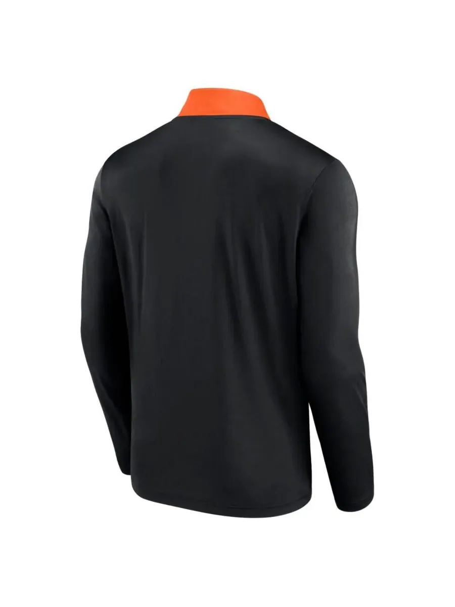 Fanatics Мужская черная футболка San Francisco Giants Unstoppable с застежкой-молнией до четверти — изображение 3 из 3