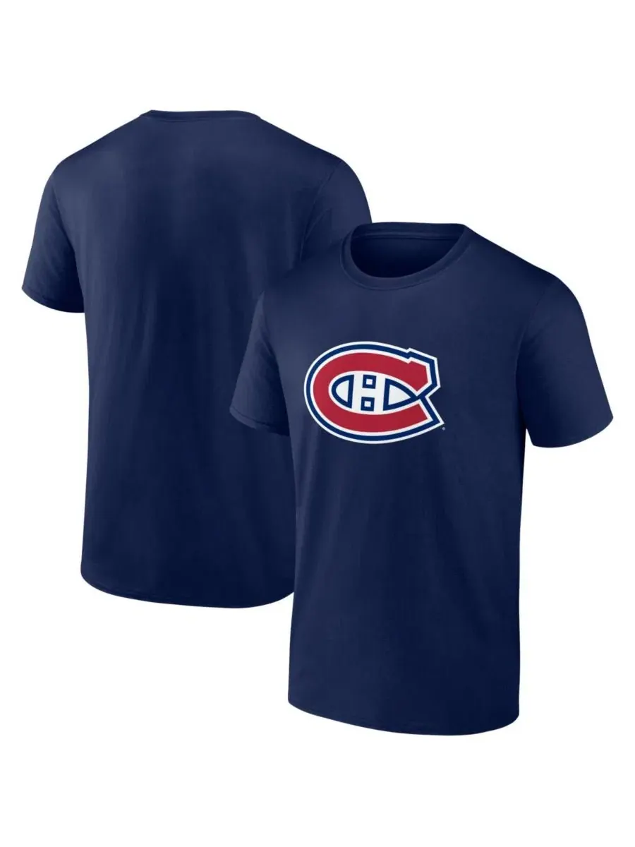Футболка мужская с принтом Montreal Canadiens Essential Logo Athletic