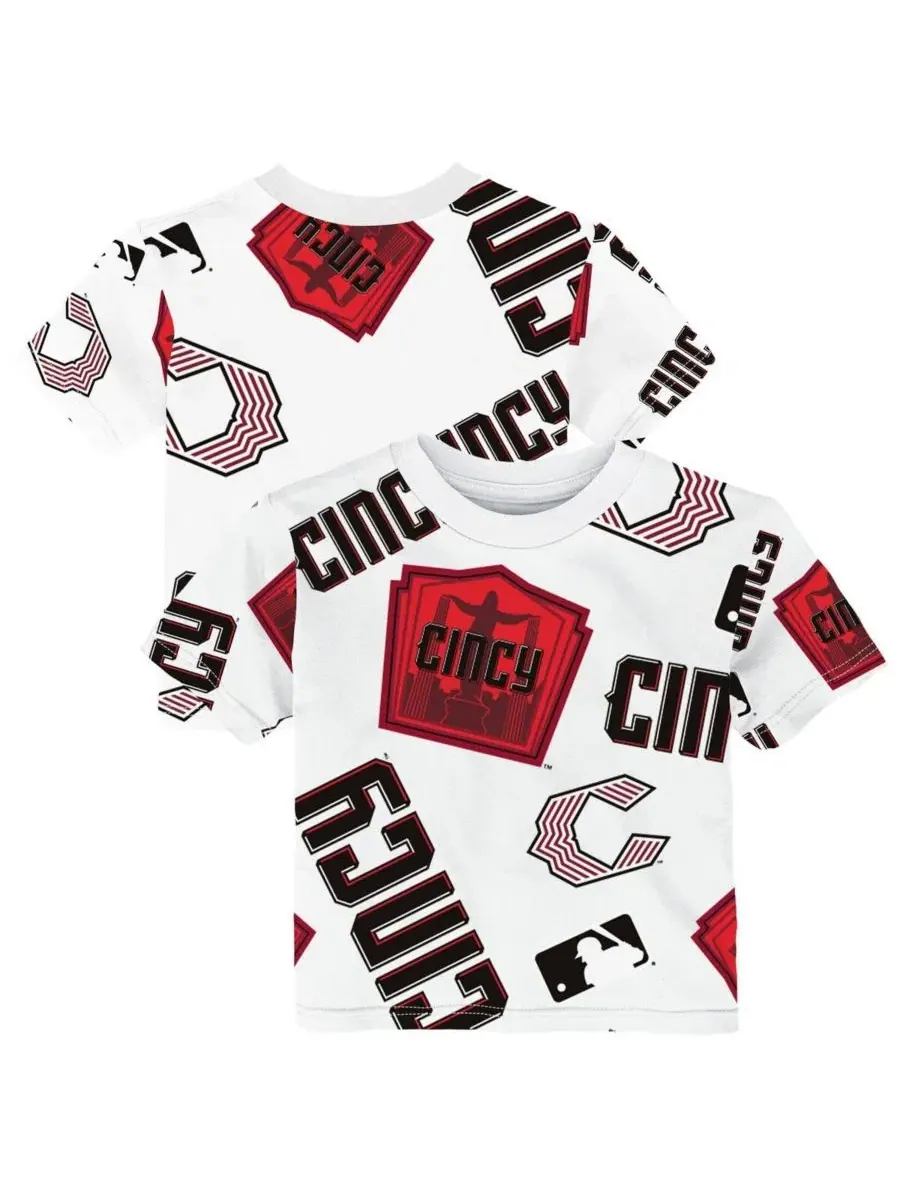 Детская футболка с принтом Cincinnati Reds 2026 City Connect Game Day Outerstuff