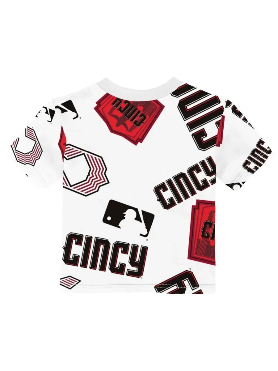 Детская футболка с принтом Cincinnati Reds 2026 City Connect Game Day Outerstuff — изображение 3 из 3, белый
