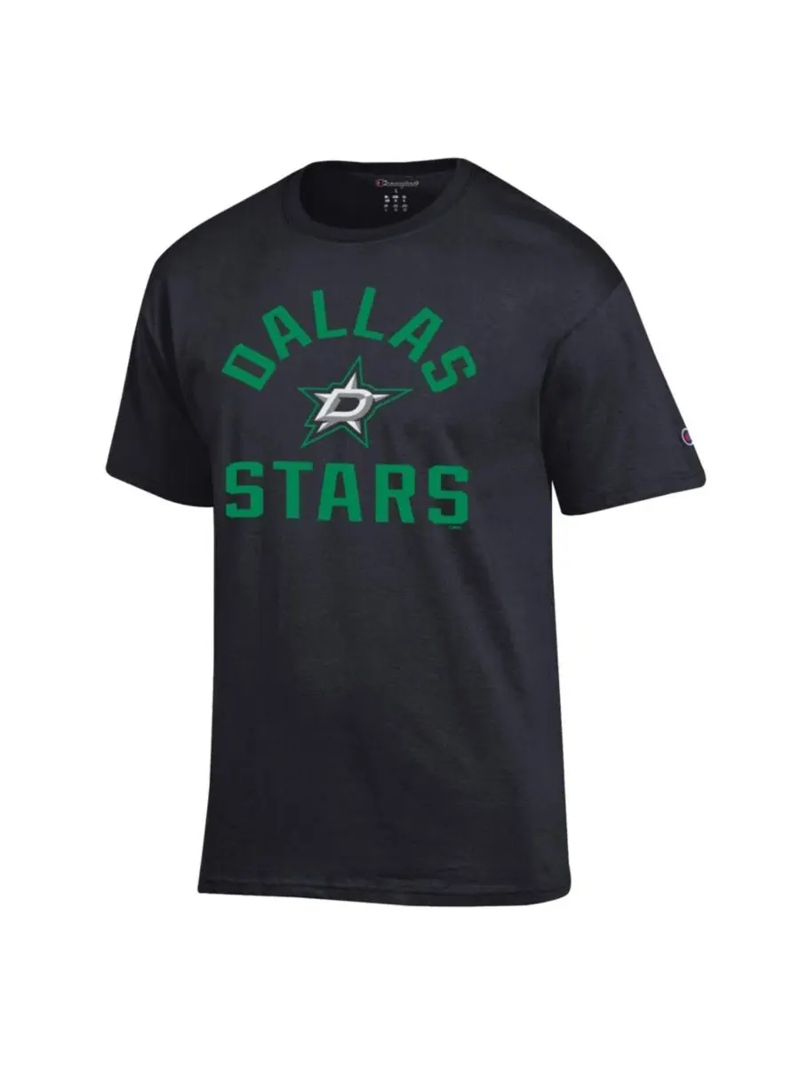 Футболка с принтом Dallas Stars Primary Logo Champion — изображение 2 из 3, черный