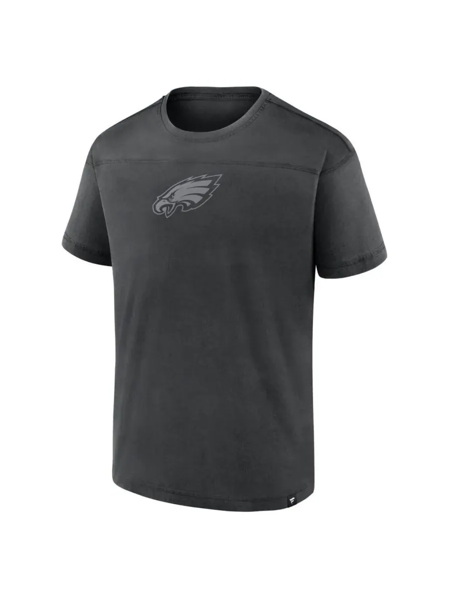 Fanatics Мужская черная мини-футболка Philadelphia Eagles в тон — изображение 3 из 3, черный