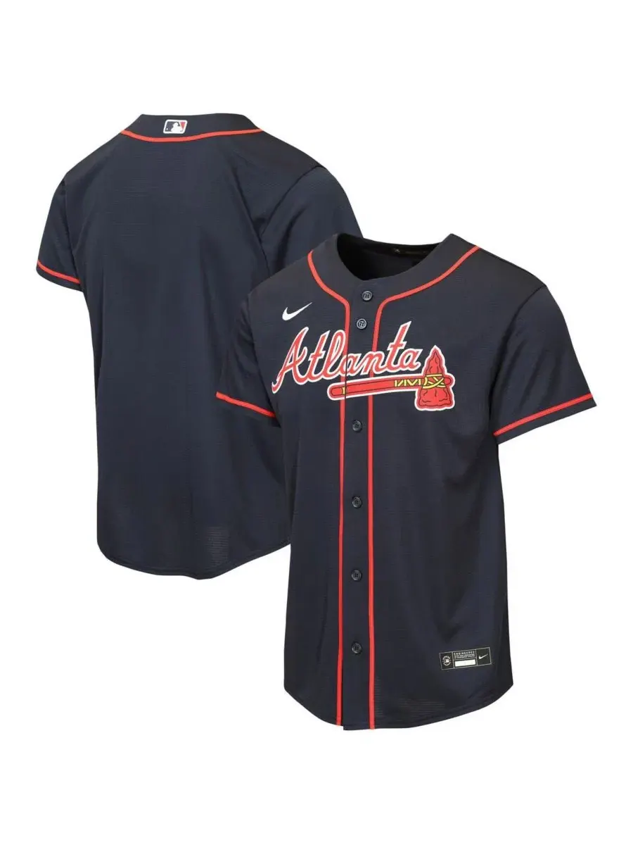 Детская футболка-джерси Nike Atlanta Braves Alternate Replica